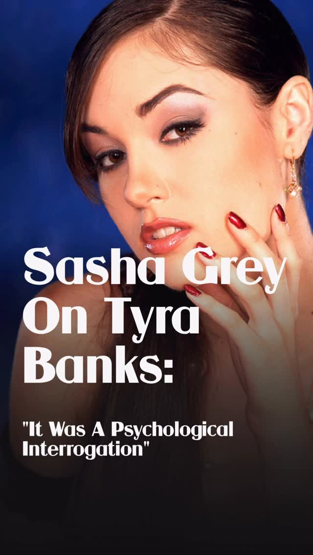 Sasha Grey went on The Tyra Banks Show and got exactly what every woman in this industry gets when mainstream media decides to take an in…
