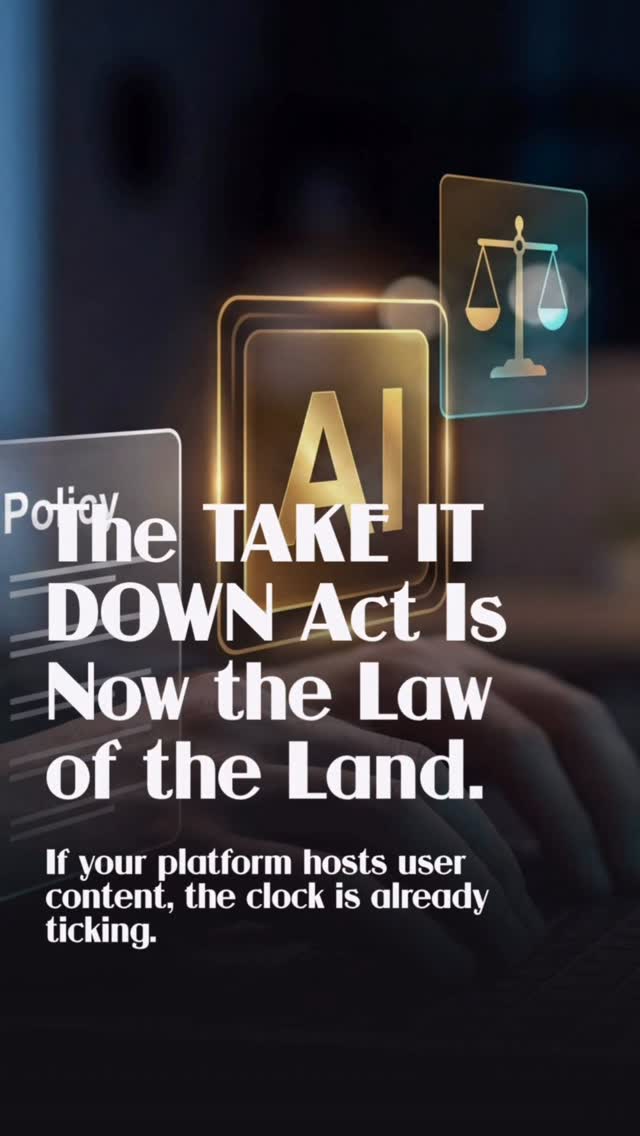 A new federal law just redrew the line between consent and distribution. And platforms are already on the clock. What you agree to create…