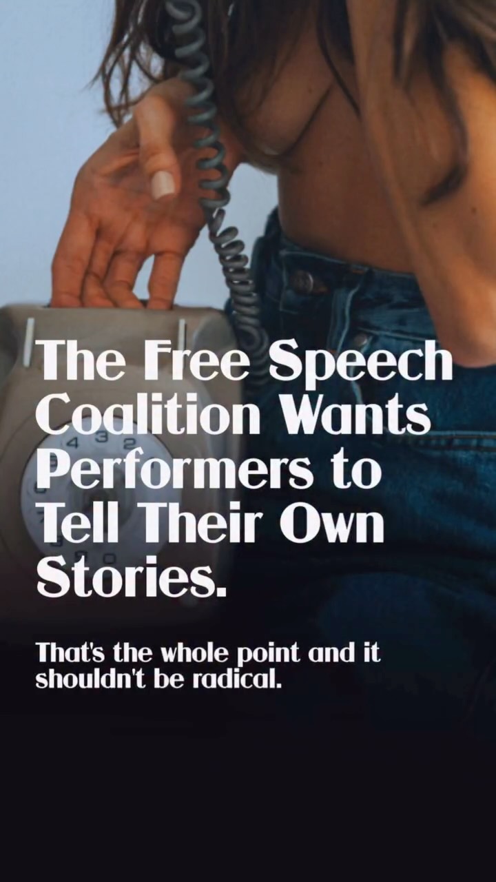 @freespeechcoalition Speak Out campaign is 22 creators saying, on camera, what stigma actually costs. Housing, banking, healthcare, a pla…