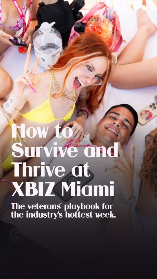 Guide on How to Survive XBiz Miami! Hear from creators like @_august_skyexx, @flexa_peeler, @taylorvixxen and more… 💦🔥🌴