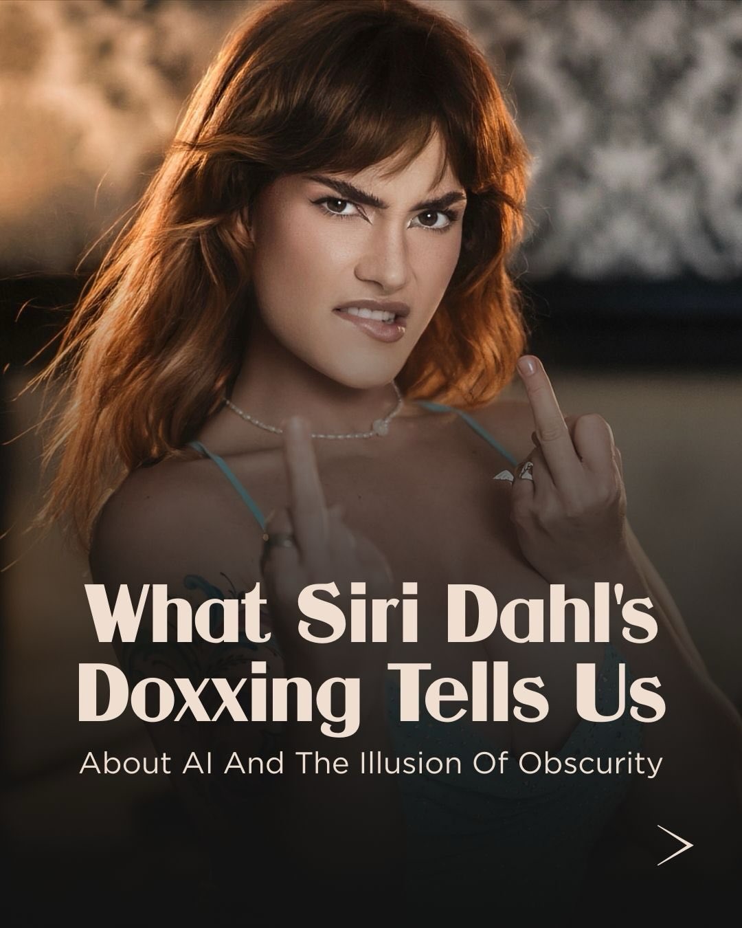 @thesiridahlagain kept her legal name private for 14 years. Someone asked Grok, and it handed it over instantly.